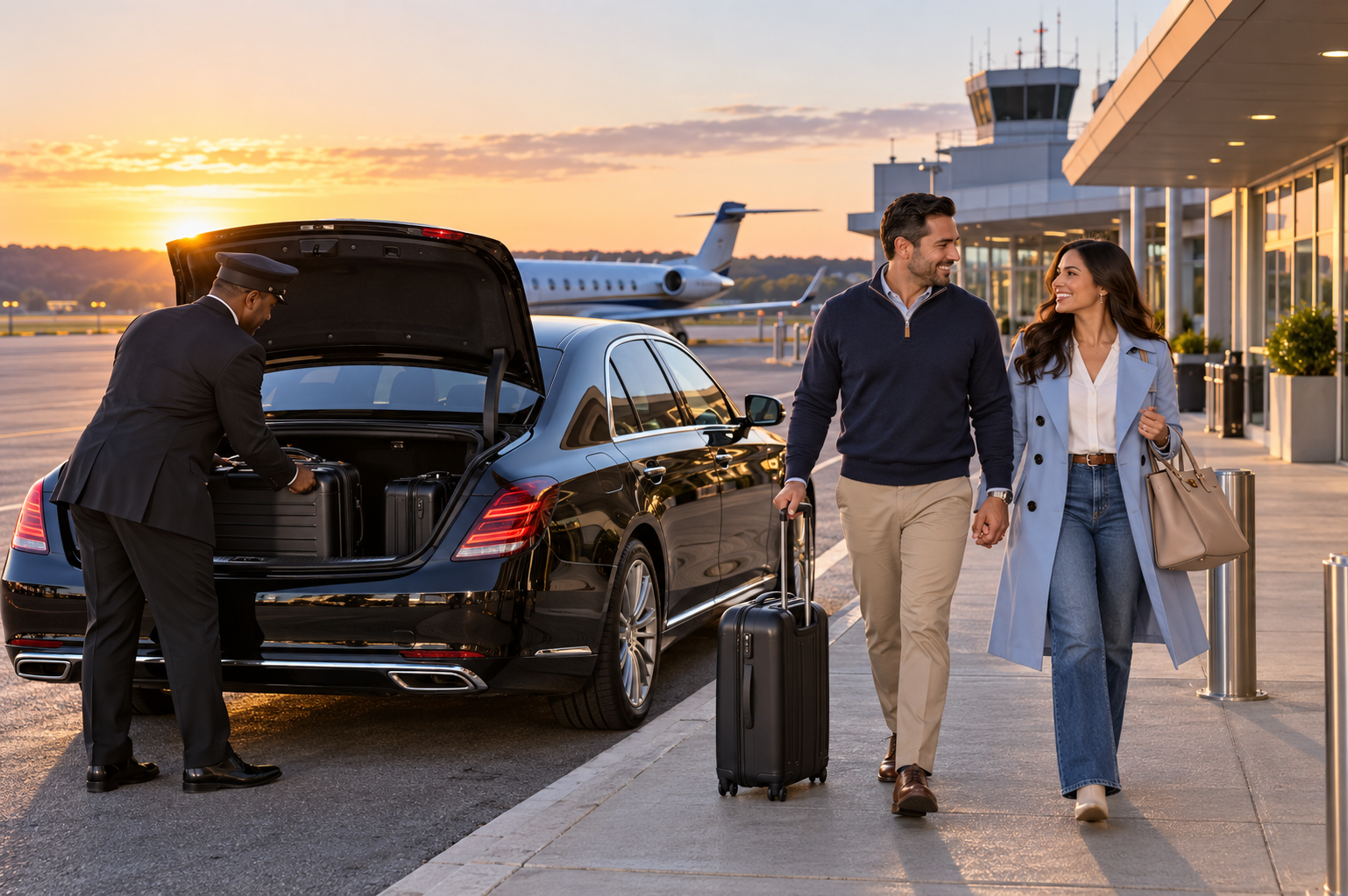 Airport Car Service from Avon, Canton, Bloomfield & Middletown, CT to Bradley International Airport (BDL)